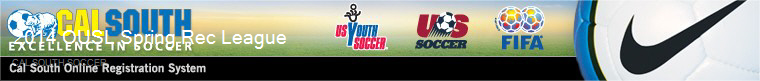 2014 OUSL Spring Recreation League - Orcutt, CA banner